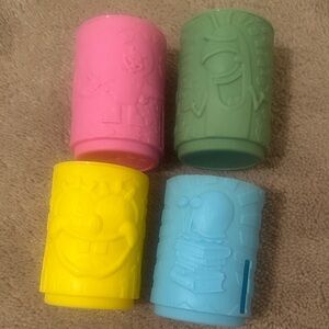 2024 Burger King SpongeBob tiki cup toy set